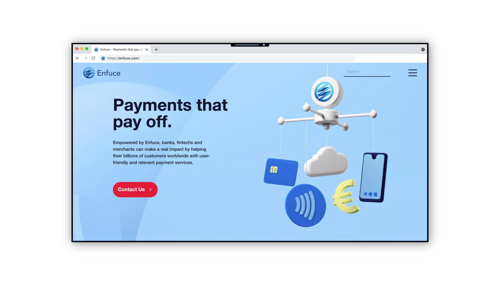 Enfuce.com WordPress-verkkopalvelu