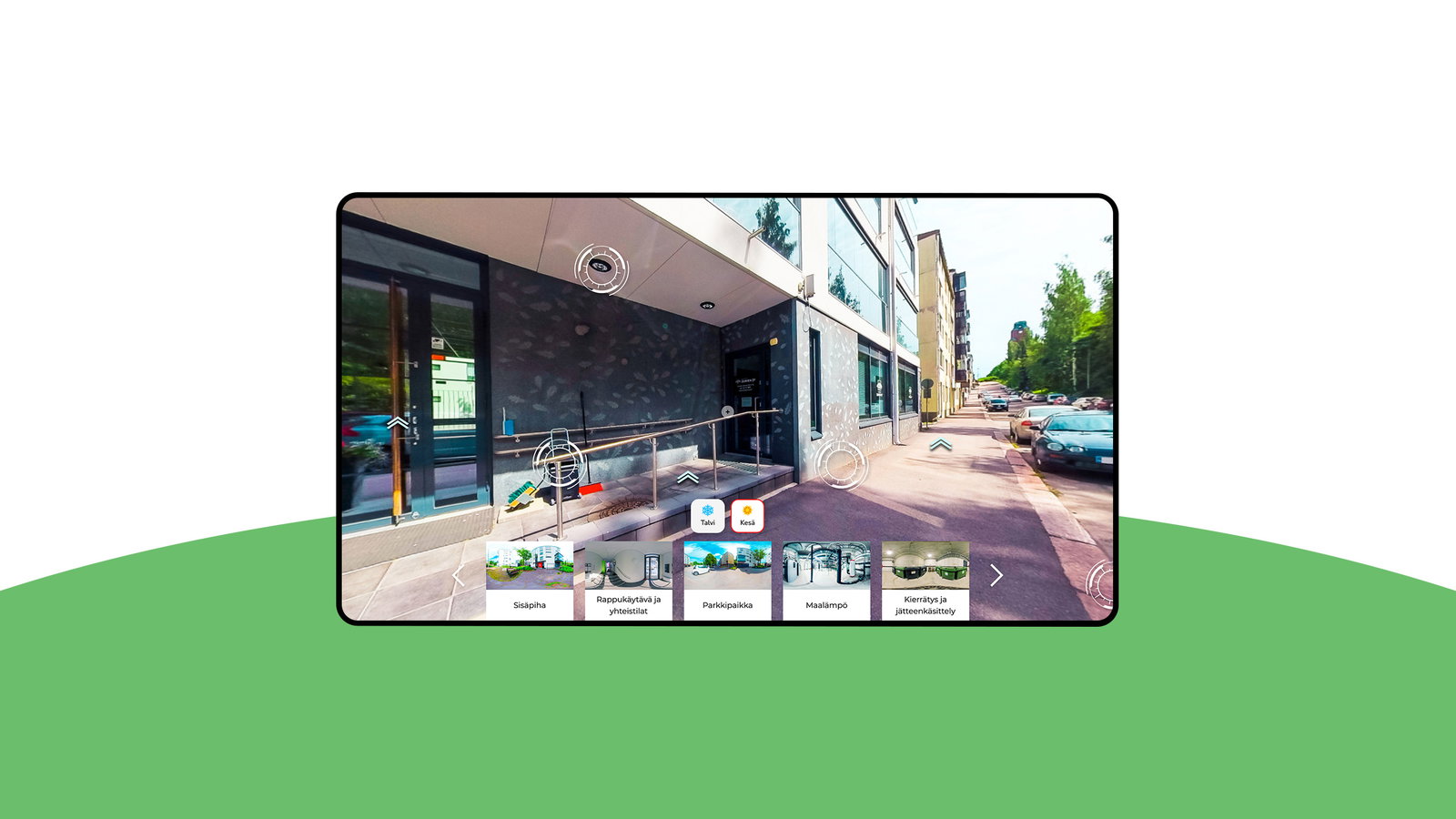 Hiilineutraali kiinteistö websovelluksena